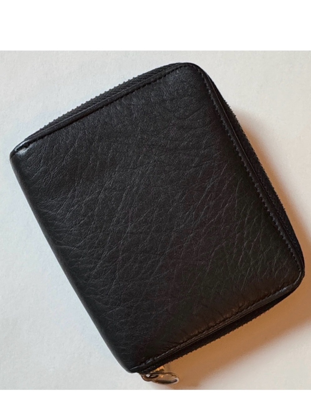Aimee Kesterberg zip-around leather wallet, 4 x 4.5